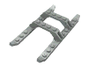 Набор LEGO Helicopter Skid Rails 12 x 6, Светло-серый