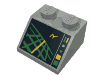 Набор LEGO Slope 45В° 2 x 2 with Horizon Indicator Screen Print, Светло-серый