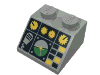 Набор LEGO Slope 45В° 2 x 2 with Flight Control Print, Светло-серый