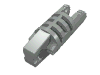 Набор LEGO Hinge Cylinder 1 x 3 Locking with 1 Finger and 2 Fingers On Ends, without Hole, Светло-серый
