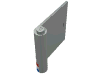 Набор LEGO Door  1 x  5 x  4 Right w. rd/wh/bl Stripe & bl Tr. Logo Print, Светло-серый