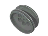 Набор LEGO Wheel 68.8 x 24 Model Team Type 2 [Notched Ring], Светло-серый