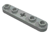 Набор LEGO Technic Plate 1 x 5 with Smooth Ends, 4 Studs and Centre Axle Hole, Светло-серый