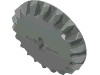 Набор LEGO Technic, Gear 20 Tooth Bevel, Светло-серый