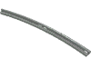 Набор LEGO Train, Track Slotted Rail Curved Outside, Светло-серый