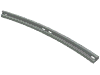 Набор LEGO Train Track Slotted Rail Curved Inside, Светло-серый
