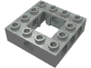 Набор LEGO Technic Brick 4 x 4 Open Center, Светло-серый
