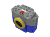 Набор LEGO Electric Camera USB with Logo, Светло-серый