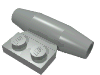 Набор LEGO Engine - Smooth, Small 1 x 2 Side Plate [With Axle Holders], Светло-серый