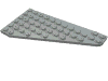 Набор LEGO Wedge, Plate 7 x 12 Wing Left, Светло-серый