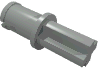 Набор LEGO Technic Axle Pin without Friction Ridges Lengthwise, Светло-серый