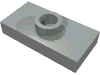Набор LEGO Plate Special 1 x 2 with 1 Stud with Groove (Jumper), Светло-серый