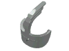 Набор LEGO Minifig Helmet Visor with Grille and Feather, Светло-серый