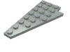 Набор LEGO Wedge Plate 8 x 4 Wing Left, Светло-серый