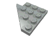 Набор LEGO Wedge Plate 4 x 4 Wing Right, Светло-серый