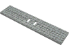 Набор LEGO Train Base 6 x 28  with Two 1 x 2 Cutouts [3 Round Holes Each End], Светло-серый
