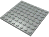Набор LEGO Plate 8 x 8, Светло-серый