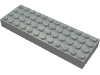 Набор LEGO Brick 4 x 12, Светло-серый