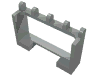 Набор LEGO Hinge Vehicle Roof Holder 1 x 4 x 2, Светло-серый
