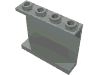 Набор LEGO Panel 1 x 4 x 3 [Hollow Studs], Светло-серый