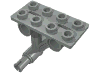 Набор LEGO Plate, Modified 2 x 4 Thin with Bottom Struts to Pins, Светло-серый