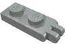 Набор LEGO Hinge Plate 1 x 2 with 2 Fingers and Solid Studs, Светло-серый