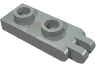 Набор LEGO Hinge Plate 1 x 2 with 2 Fingers and Hollow Studs, Светло-серый