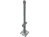 Набор LEGO Boat Mast 2 x 2 x 9 2/3 Bar with Slot on Top and 2 Finger Hinge on Two Sides, Светло-серый