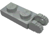 Набор LEGO Hinge Plate 1 x 2 Locking with 2 Fingers On End, Светло-серый