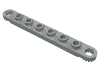 Набор LEGO Technic, Plate 1 x 8 with Toothed Ends, Светло-серый