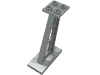 Набор LEGO Support 2 x 4 x 5 Stanchion Inclined, 5mm wide posts, Светло-серый