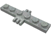 Набор LEGO Hinge Plate 1 x 6 with 2 and 3 Fingers On Sides, Светло-серый