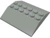 Набор LEGO Slope 33В° 6 x 6 Double (Train Roof), Светло-серый