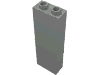 Набор LEGO Brick 1 x 2 x 5 without Side Supports, Светло-серый