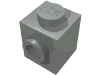 Набор LEGO Brick Special 1 x 1 with Studs on 2 Sides, Светло-серый