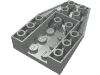 Набор LEGO Wedge 6 x 4 Inverted, Светло-серый