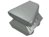 Набор LEGO Vehicle Air Scoop [2 x 2 Base], Светло-серый