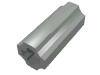 Набор LEGO Technic Axle Connector Smooth [with x Hole + Orientation], Светло-серый