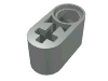 Набор LEGO Technic Beam 1 x 2 Thick with Pin Hole and Axle Hole, Светло-серый