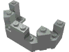 Набор LEGO Castle Turret Top 4 x 8 x 2 1/3, Светло-серый