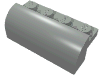 Набор LEGO Brick 2 x 4 x 1 1/3 with Curved Top, Светло-серый