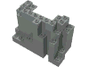 Набор LEGO Rock Panel Rectangular 4 x 10 x 6 (aka BURP), Светло-серый