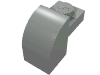 Набор LEGO Brick Curved 1 x 2 x 1 1/3 with Curved Top, Светло-серый