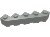Набор LEGO Brick Wedged Facet 5 x 5, Светло-серый