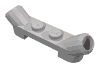 Набор LEGO Plate Special 1 x 4 with Angled Tubes, Светло-серый