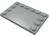 Набор LEGO Tile Special 4 x 6 with Studs on Edges, Светло-серый