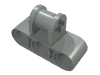 Набор LEGO Technic Axle and Pin Connector Perpendicular Triple, Светло-серый