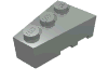 Набор LEGO Wedge 3 x 2 Left, Светло-серый