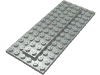 Набор LEGO Train Battery Box Car Roof 6 x 14, Светло-серый