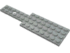 Набор LEGO Vehicle, Base 4 x 14 for Steering Gear, Светло-серый